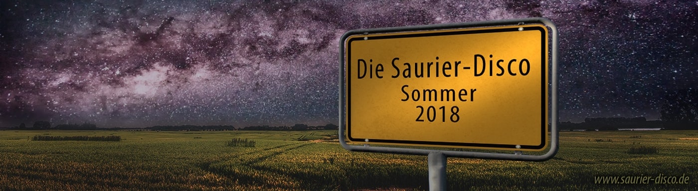 Saurier-Disco, Die Saurier-Disco, Saurierdisco, Disco mit Manny DJ MWJ, Saurier-Musik, Saurier-Sound, Sauriersound, Musik zu jeder Urzeit, Das Original